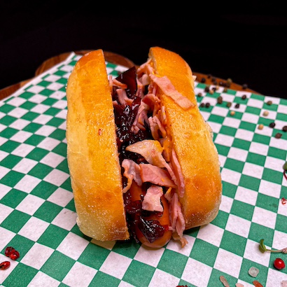 Hot Dog se slaninou